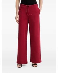 Trussardi - Wide-Leg Drawstring Track Pants - Lyst