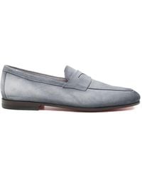 Santoni - Carlo Ls Penny Loafers - Lyst