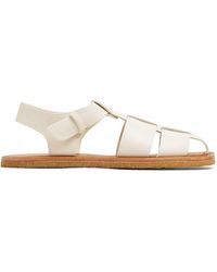 The Row - Caged-design Leather Sandals - Lyst