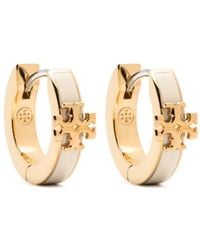 Tory Burch - Hoop Earrings Kira Brass/ Metal - Lyst