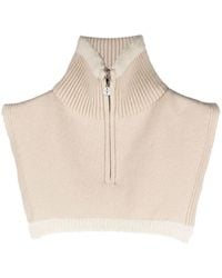 Barrie - Cashmere Zip-Up Collar - Lyst
