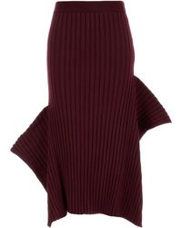 Stella McCartney - Asymmetrische Midi-Rok - Lyst