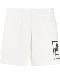 Moncler - White 'palm Tree Detail Shorts' - Lyst