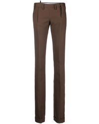 DSquared² - High-Waisted Slim-Cut Trousers - Lyst