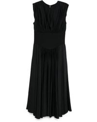 Amsale - Back-Crepe Corset Dress - Lyst