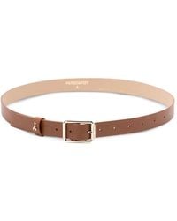 Patrizia Pepe - Square-Buckle Leather Belt - Lyst