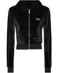 Philipp Plein - Felpa Crystal Signature Con Cappuccio - Lyst