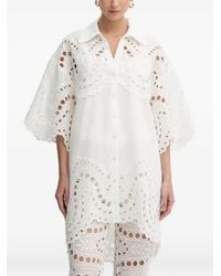 Charo Ruiz - Tao Broderie Anglaise Top - Lyst