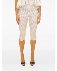 Azeeza - Shreya Polka-Dot Cropped Trousers - Lyst