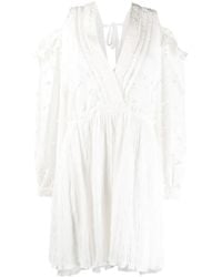 IRO - Cold-Shoulder Cut-Out Floral Dress - Lyst