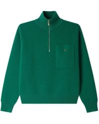 Sandro - Half-Zip Chest-Pocket Sweatshirt - Lyst