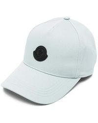 Moncler - Kappe Mit Logo-Patch - Lyst
