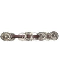 Polo Ralph Lauren - Western-Style Engraved Buckle Belt - Lyst