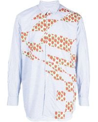 Comme des Garçons - Camicia Con Design Patchwork X Brent Westfall - Lyst