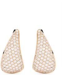 Anita Ko - 18kt Yellow Gold Claw Diamond Earrings - Lyst