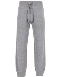 Al Duca d'Aosta - Cashmere Drawstring Track Pants - Lyst