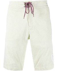Thom Browne - Striped Swimming Shorts - Lyst