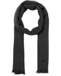 Brooksfield - Ribbed-Knit Wool Scarf - Lyst