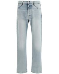 Haikure - Logo-Patch Straight-Leg Jeans - Lyst