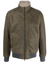 Barba Napoli - Zip-up Leather Jacket - Lyst