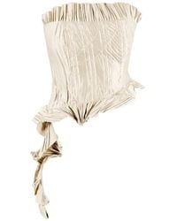 Contessa Mills - Le Fay Ruffled Pleated Top - Lyst
