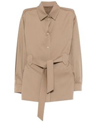 Max Mara - Belted Fitted Jacket - Lyst