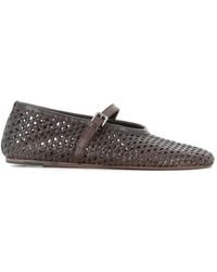 Pantanetti - Woven Strap Ballet Flats - Lyst