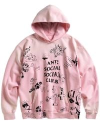 ANTI SOCIAL SOCIAL CLUB - Illustrated-Print Hoodie - Lyst