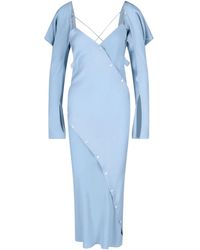 Setchu - Kleid Mit Überkreuzten Trägern - Lyst