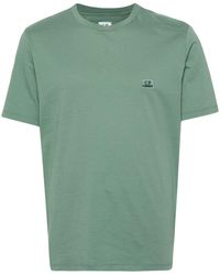 C.P. Company - Logo-appliqué Cotton T-shirt - Lyst