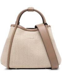 Max Mara - Logo-Detail Tote Bag - Lyst