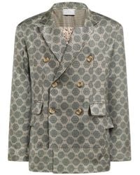 Pierre Louis Mascia - Geometric-Pattern Blazer - Lyst