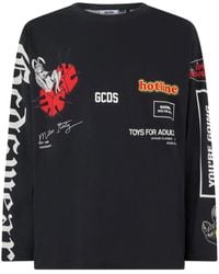 Gcds - T-Shirt Met Logoprint - Lyst