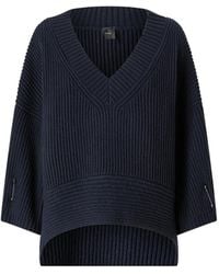 Pinko - Ribbed V-Neck Sweater - Lyst