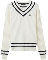 Brooks Brothers - Pullover Mit Logo-Stickerei - Lyst