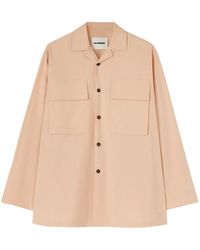 Jil Sander - ロゴタグ シャツ - Lyst