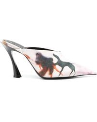 Mugler - X Ambera Wellmann Mules Fang 95 Mm - Lyst