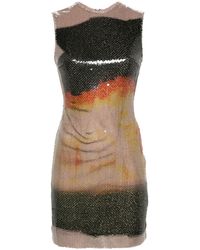 16Arlington - Neutral Aveo Sequin Mini Dress - Lyst