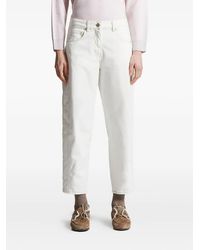 Peserico - Straight-Leg Trousers - Lyst