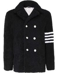Thom Browne - Double-Breasted Coat - Lyst