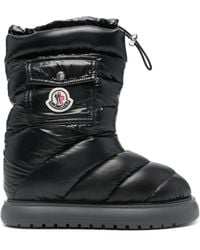 Moncler - Gaia Stiefel Aus Gestepptem Shell - Lyst