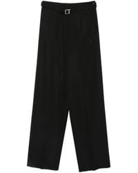 The Seafarer - Belted Wide-Leg Trousers - Lyst