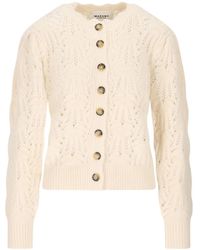 Isabel Marant - Button-Detailed Lace-Knit Cardigan - Lyst