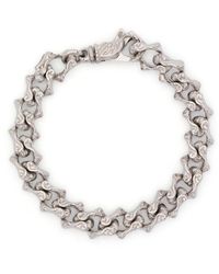 Emanuele Bicocchi - Arabesque Sharp Chain-link Bracelet - Lyst