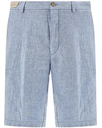 Paul & Shark - Linen Bermuda Shorts - Lyst