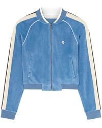 Palm Angels - Oval Palm Chenille Track Jkt Light Light - Lyst