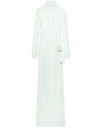 Courreges - Buckled Long Dress - Lyst