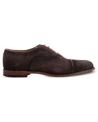 Corvari - Cap-Toe Suede Derby Shoes - Lyst