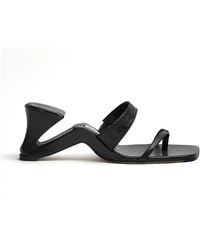 Miista - Sculptural-Heel Toe-Strap Sandals - Lyst