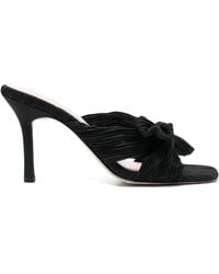 Loeffler Randall - 90Mm Pleated Knot-Detail Sandals - Lyst